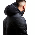 Parka de football longue adulte noir pour les clubs et