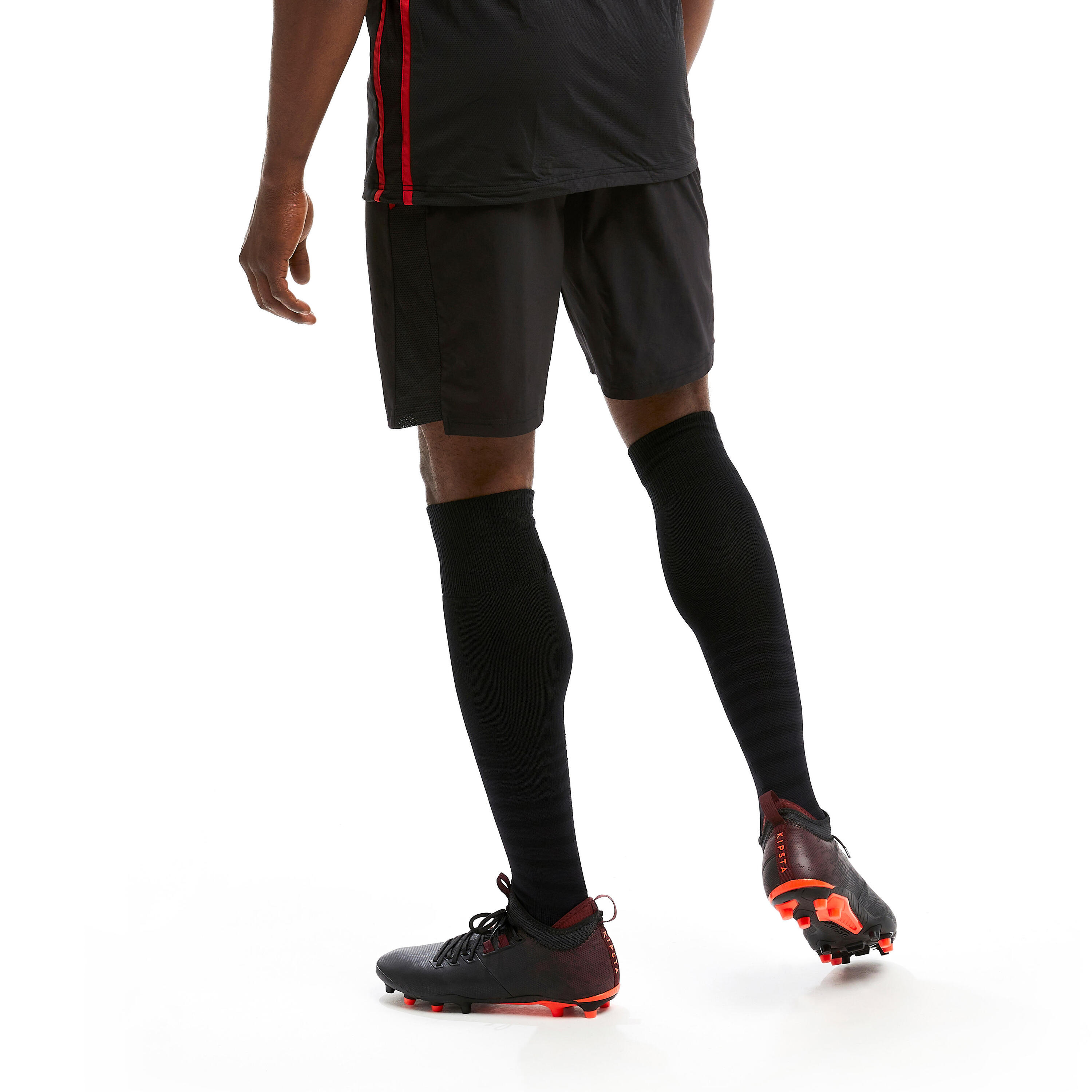 Adult 3-in-1 Football Shorts Traxium - Black/Red 4/9
