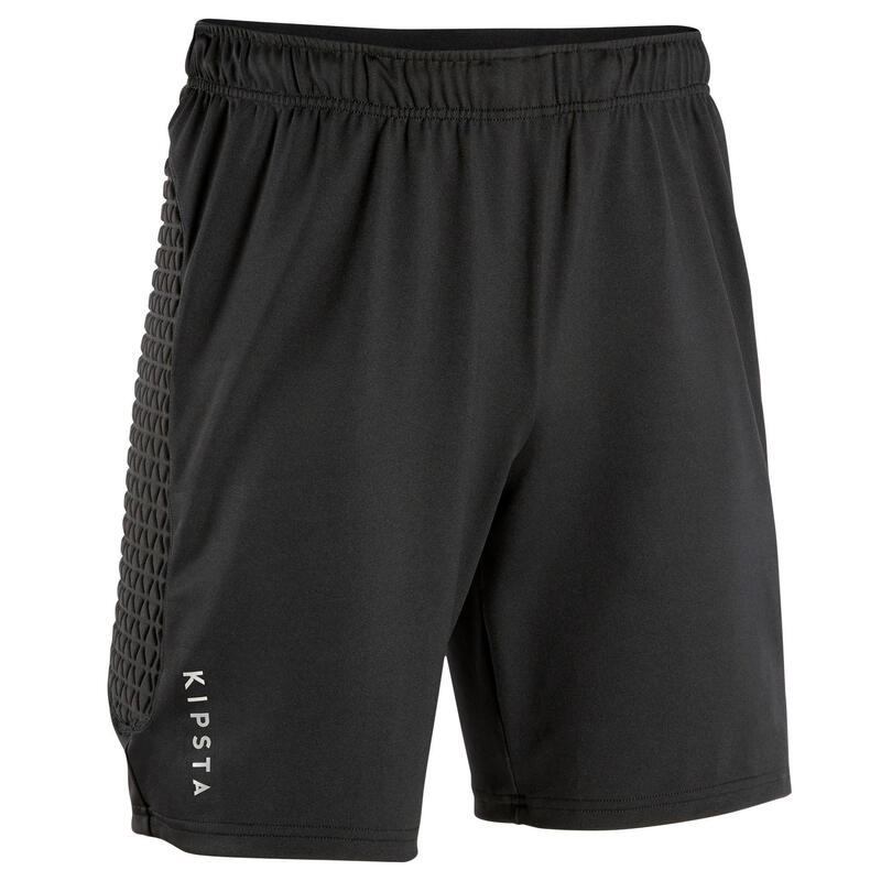 Keepershort voor voetbal voor volwassenen F500 zwart