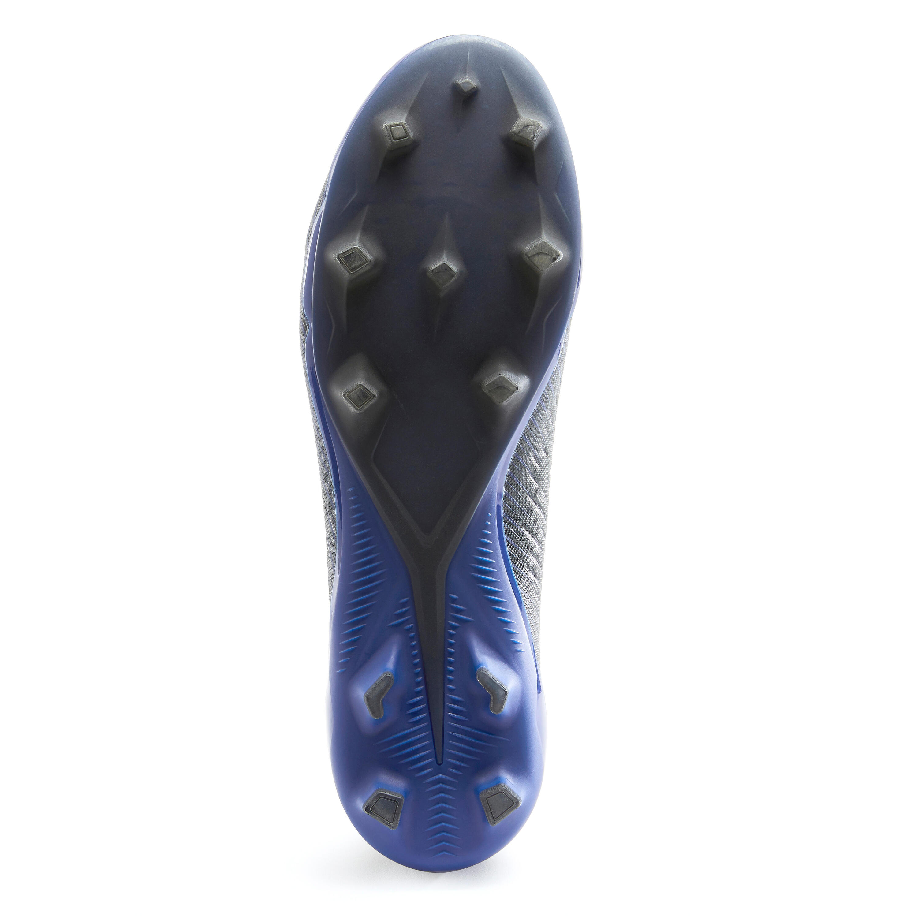 Botas de Fútbol CLR FG Adulto Negro Azul 3/4