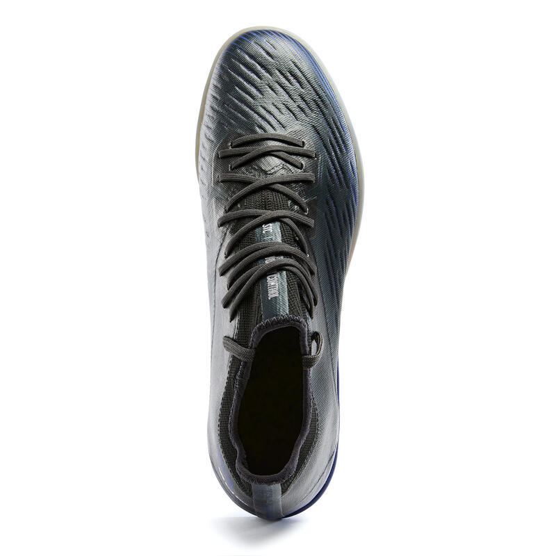 Chaussure de football terrain dur CLR TF noir et bleu