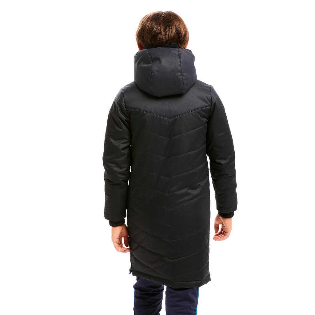 Kids' Football Long Parka TRX - Navy