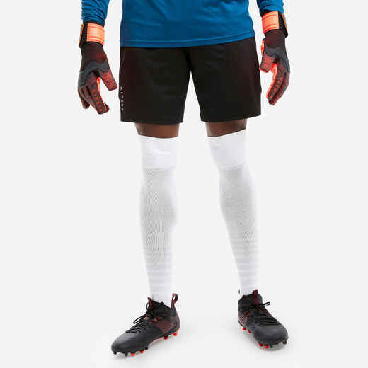 KIPSTA SHORTS DE ARQUERO ADULTO F500 NEGRO
