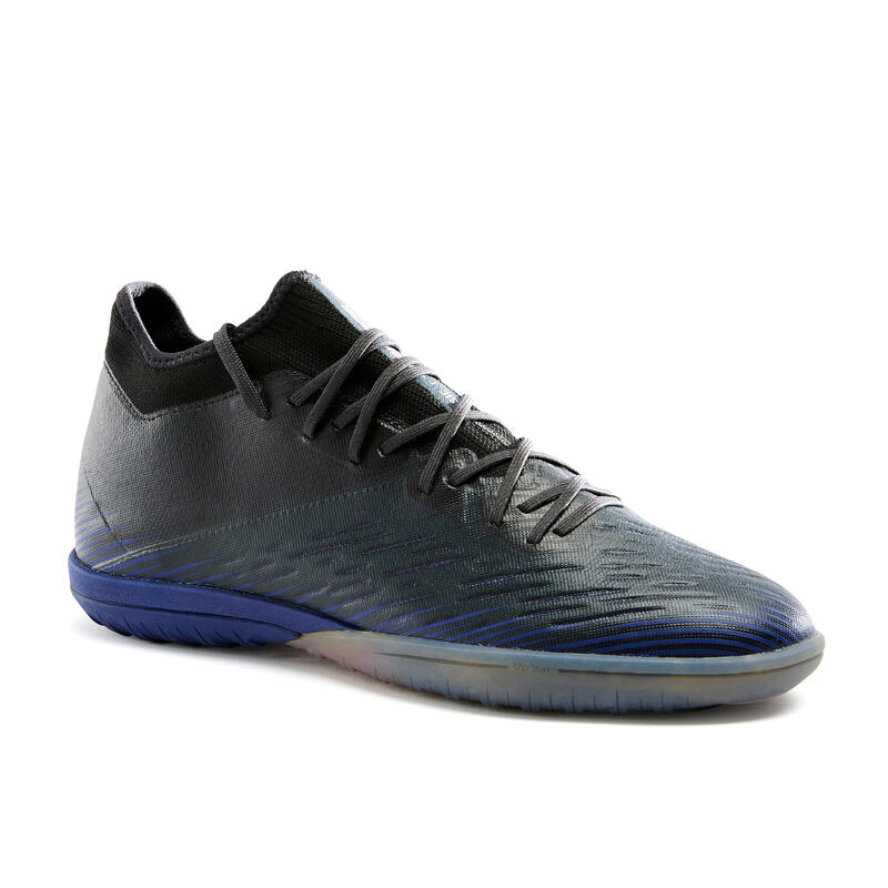 Chaussure de football terrain dur CLR TURF TF noir et bleu