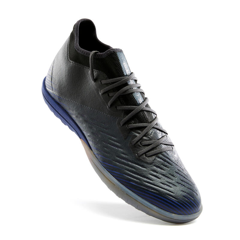 Chaussure de football terrain dur CLR TF noir et bleu
