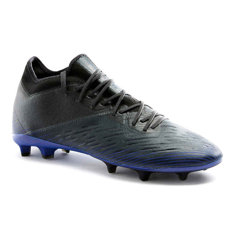 Adult Firm Ground Football Boots CLR - Black/Blue