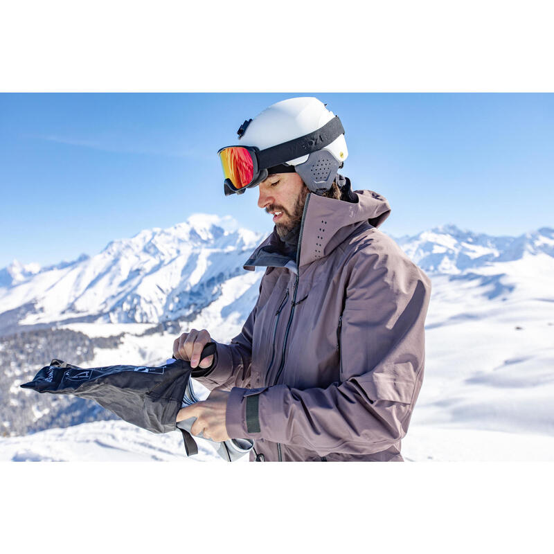 Skibrille Snowboardbrille G 500 Allwetter Erwachsene/Kinder photochrom/schwarz 