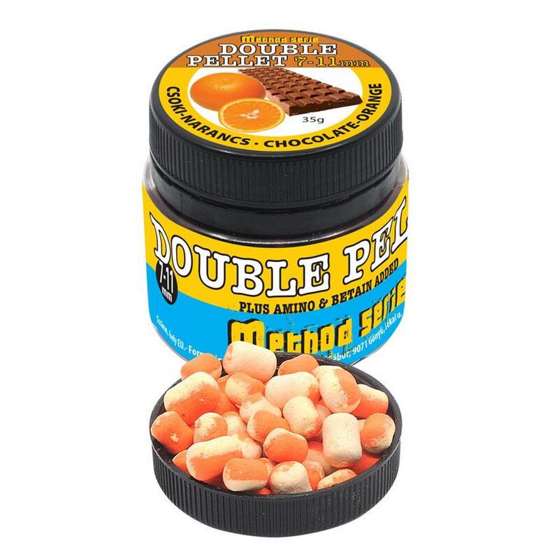 Double soft pellet, csoki-narancs