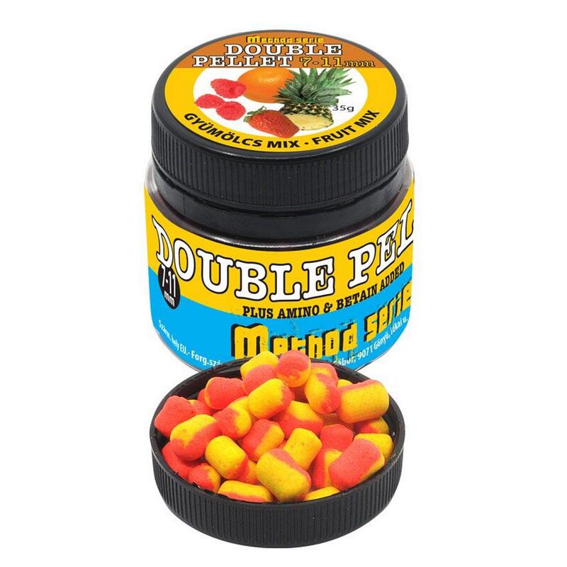 Double soft pellet, gyümölcs mix