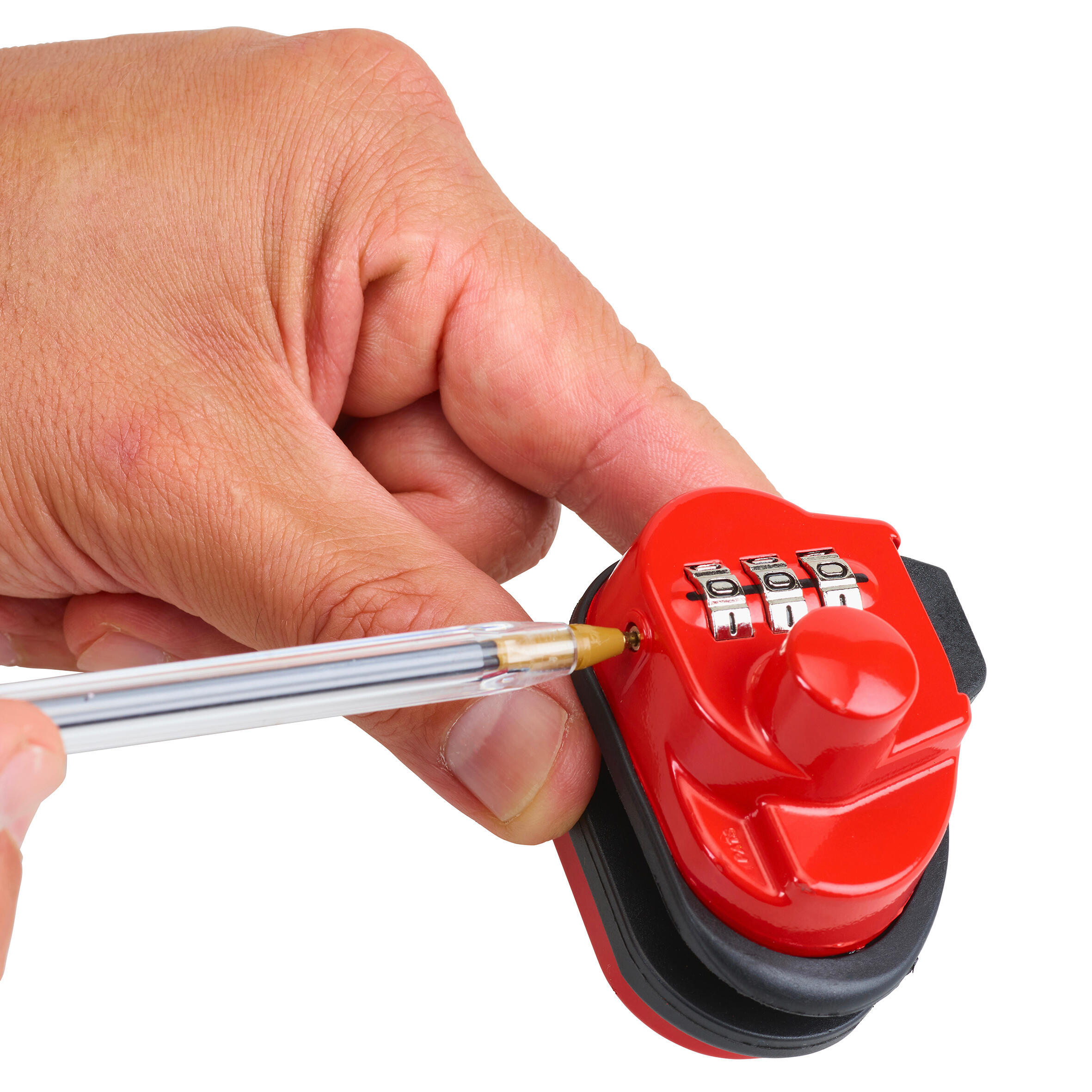 Trekkerslot voor wapens rood 5/8