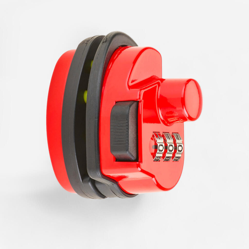 TRIGGER GUARD LOCK FOR GUNS - RED
