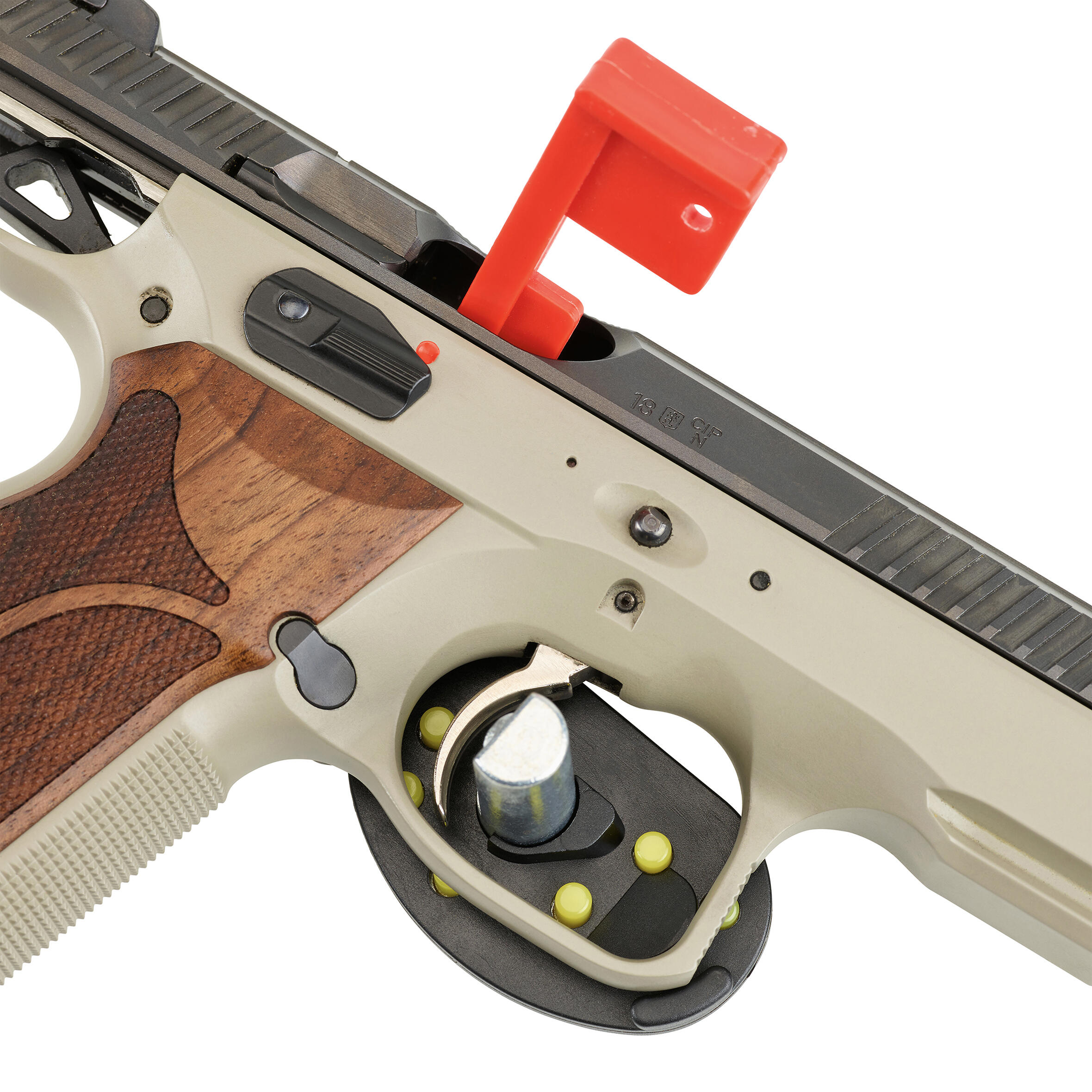 Trekkerslot voor wapens rood 6/8