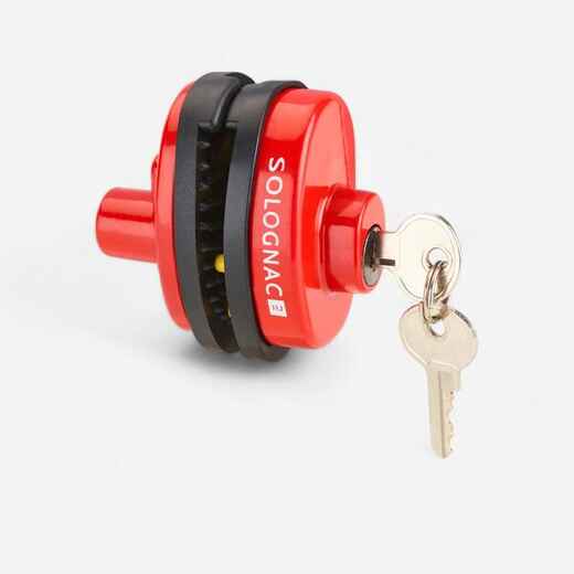 
      KEYED TRIGGER LOCK - RED
  