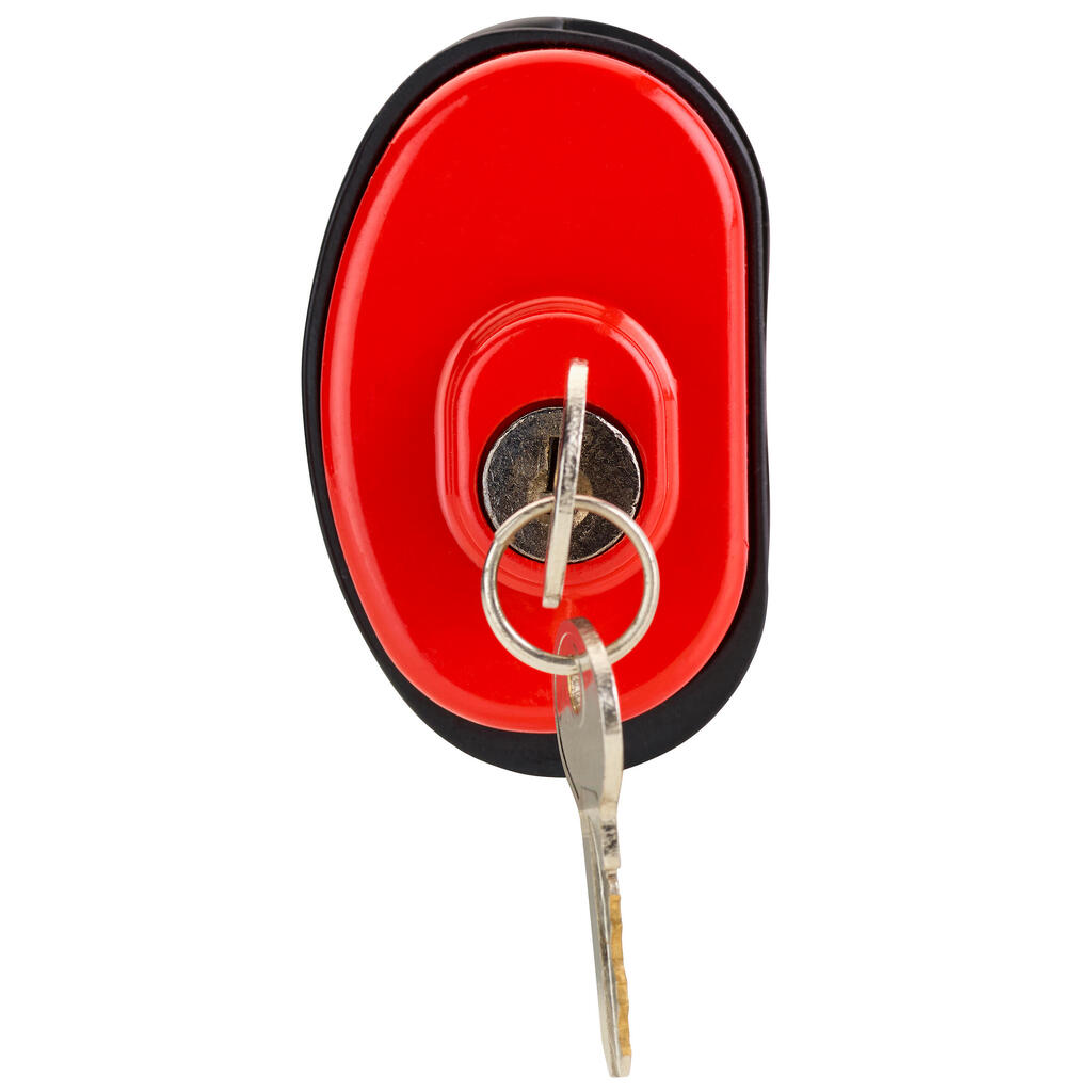 KEYED TRIGGER LOCK - RED