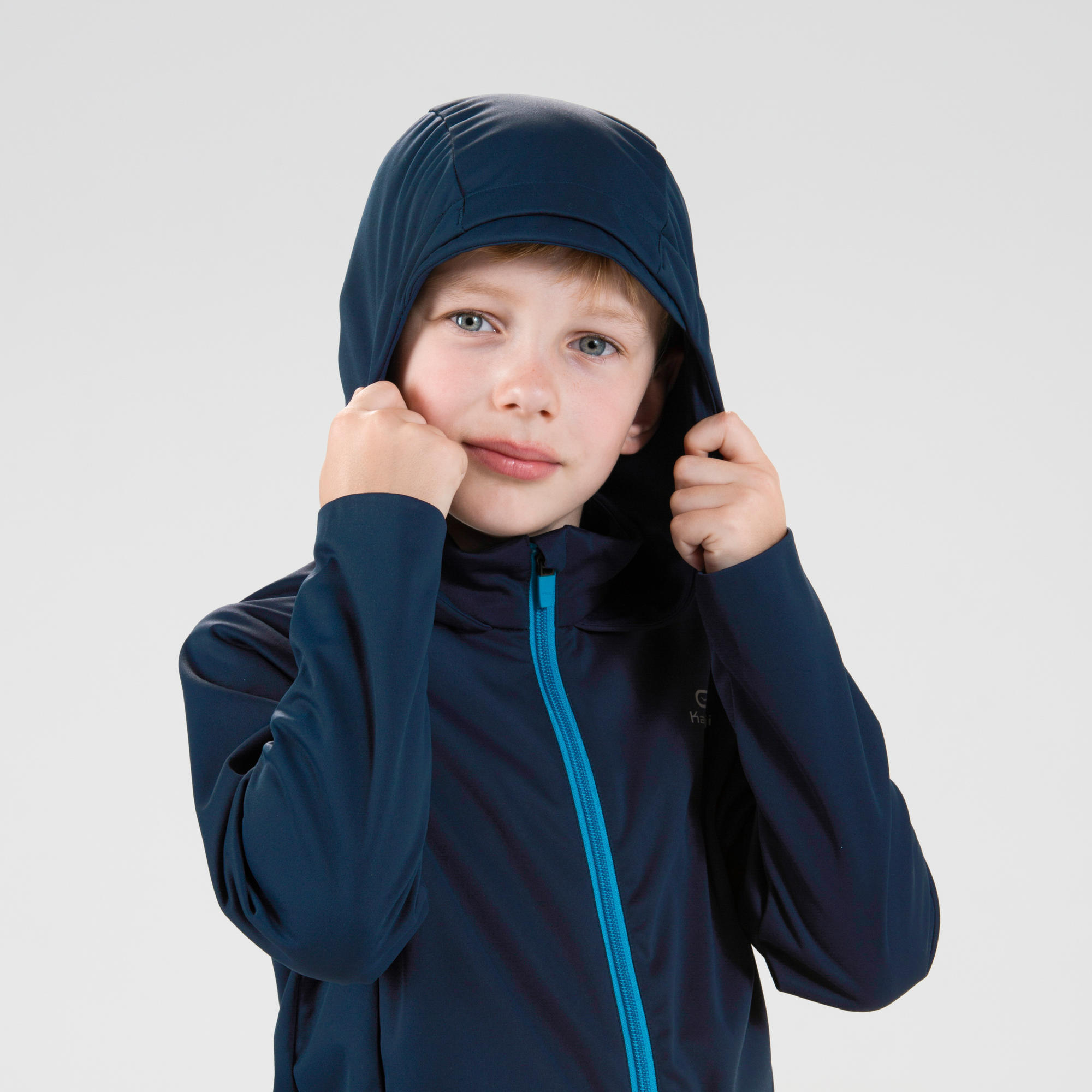 AT 500 children's warm jacket navy blue