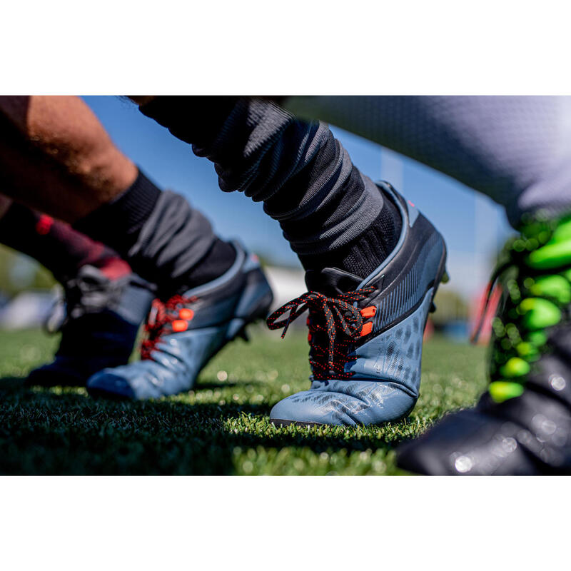 Rugbyschuhe Stollen Hybrid Advance R500 SG Herren grau/orange