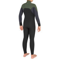 Crno-kaki zeleno dečje odelo za surfovanje 900