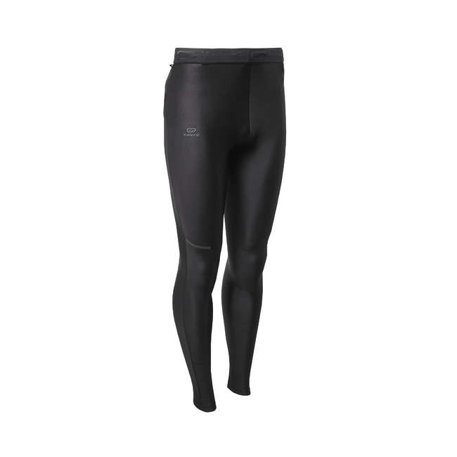 KALENJI RUN WARM MEN'S RUNNING TIGHTS BLACK Decathlon