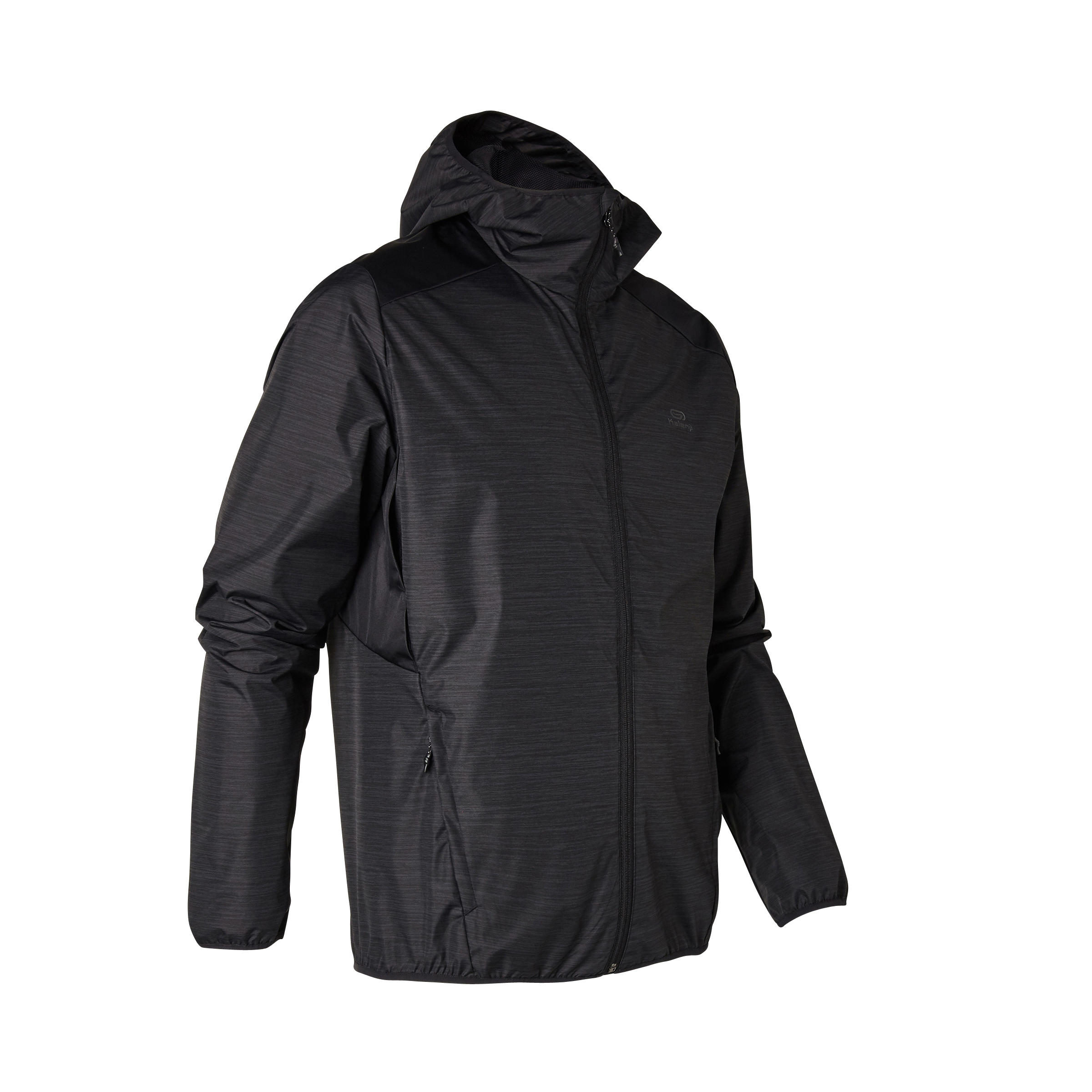 CHAQUETA IMPERMEABLE RUNNING HOMBRE KIPRUN RUN 100 NEGRO 6/6