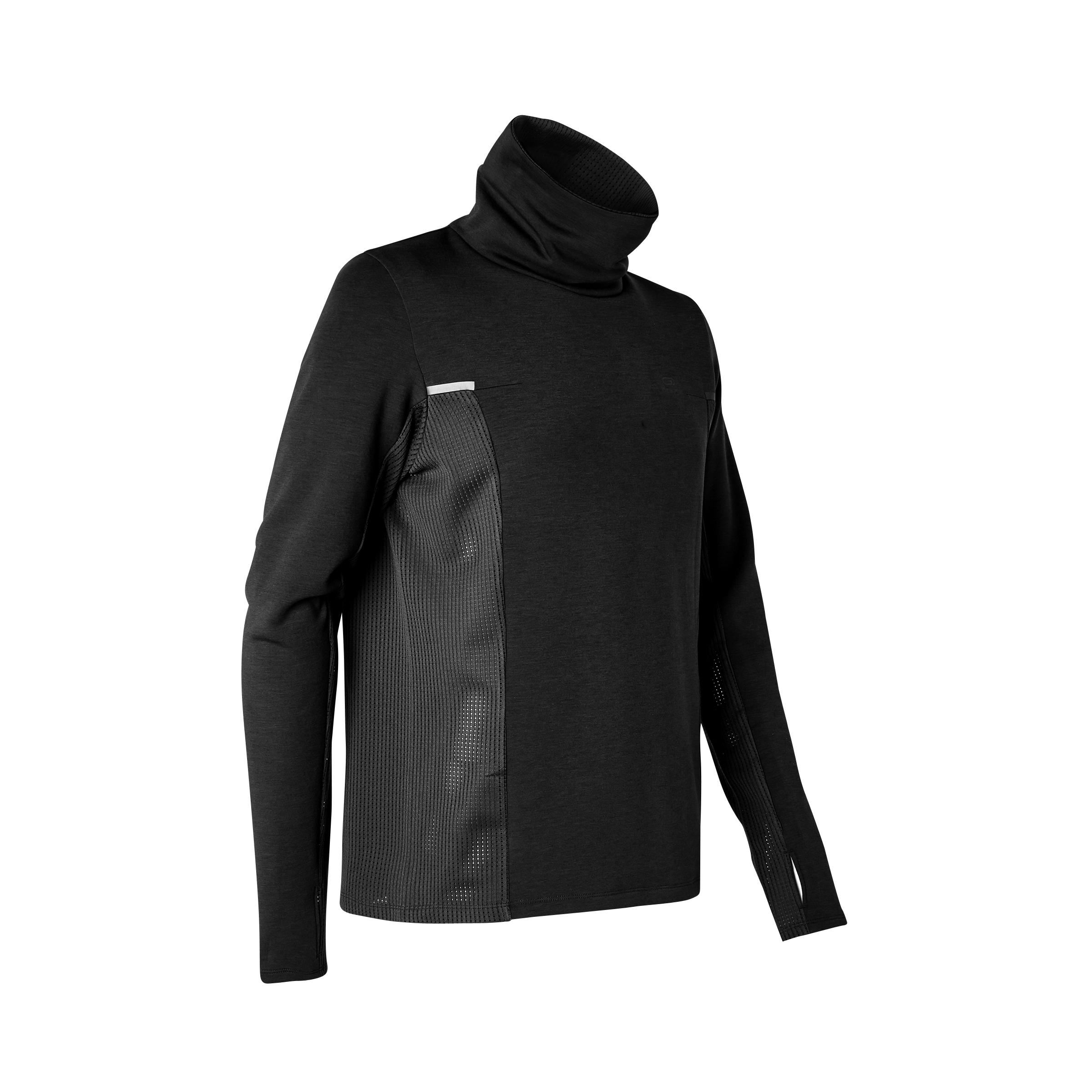 Kalenji Warm Men's Running Sweatshirt - black 4/6