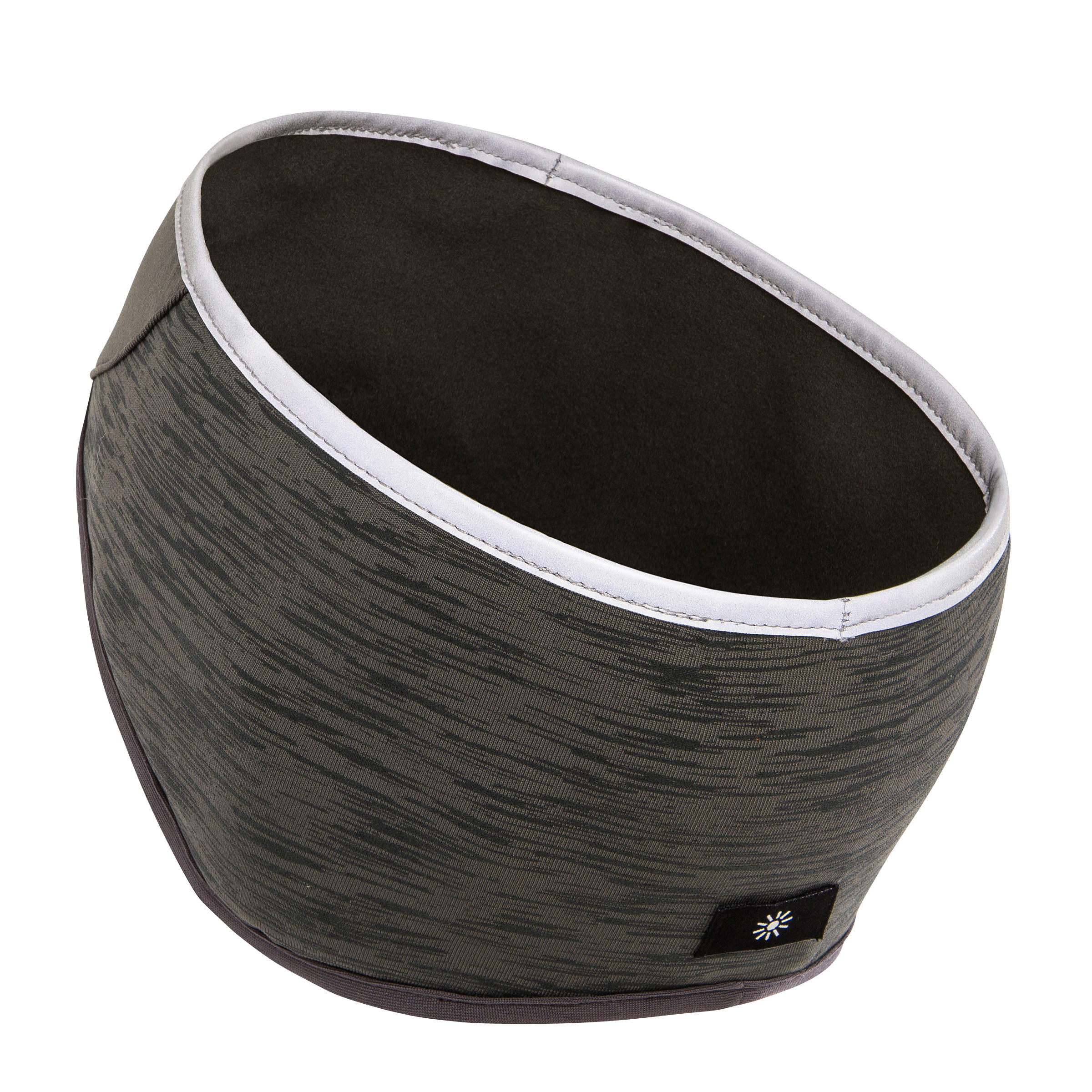 Lauf-Stirnband - Warm+ grau/khaki 2/6