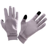 כפפות מסך מגע - אפור סגול