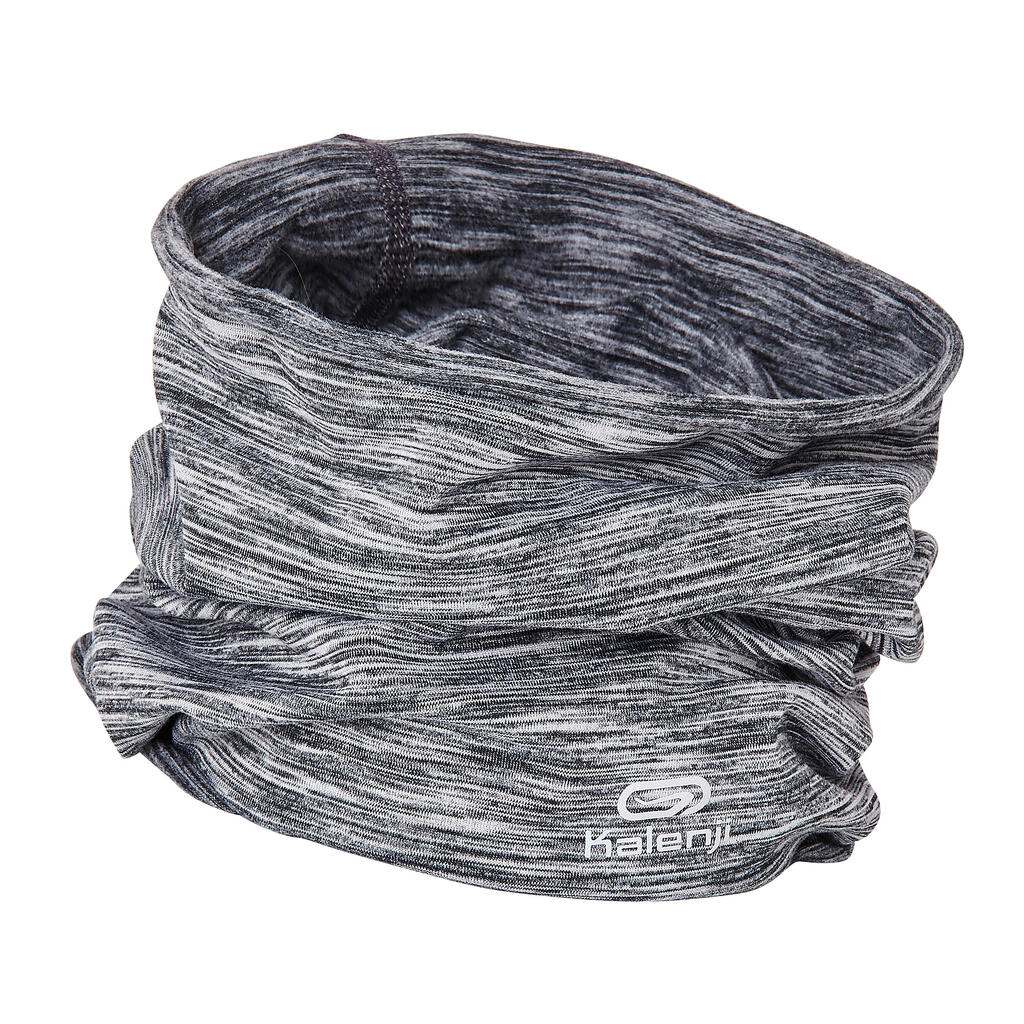 Running neck warmer - mottled grey