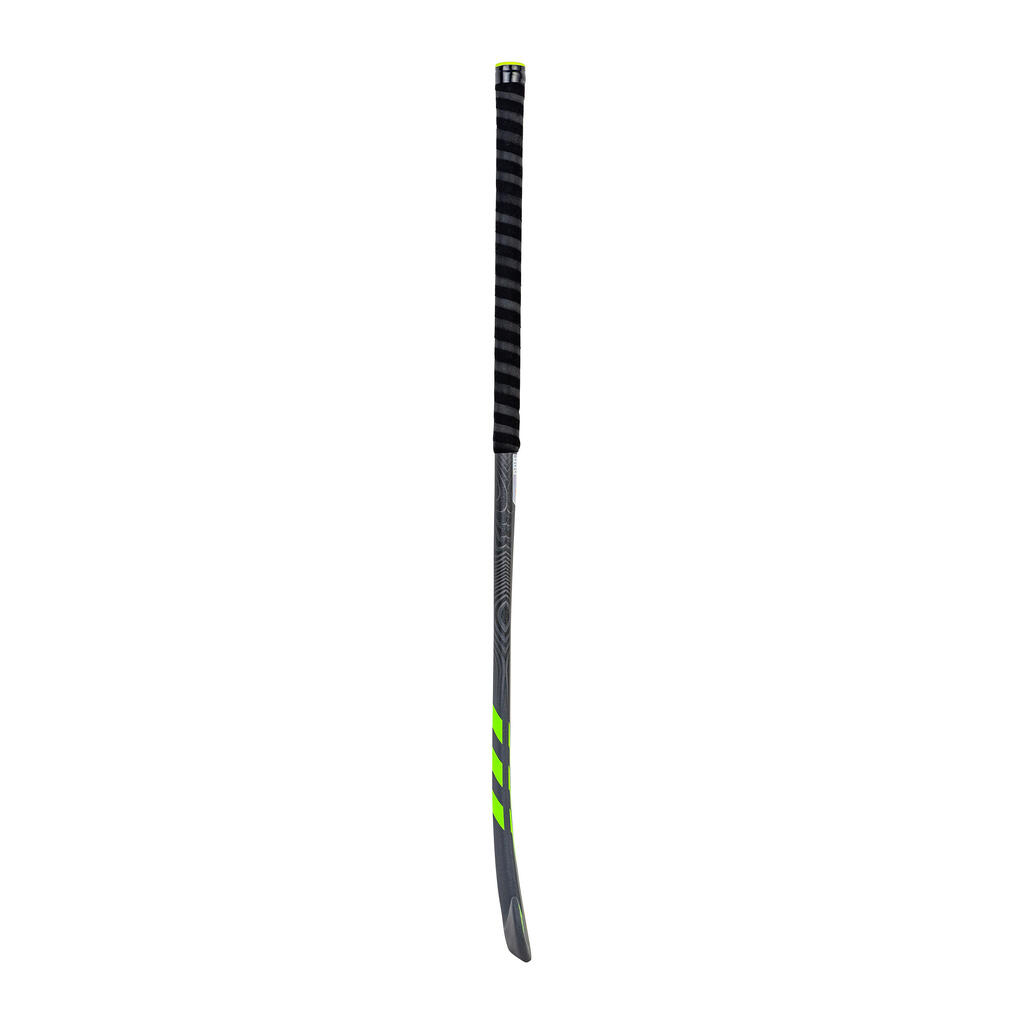 Palica za hokej na travi s niskim nagibom 50% karbona za odrasle sivo-zelena 