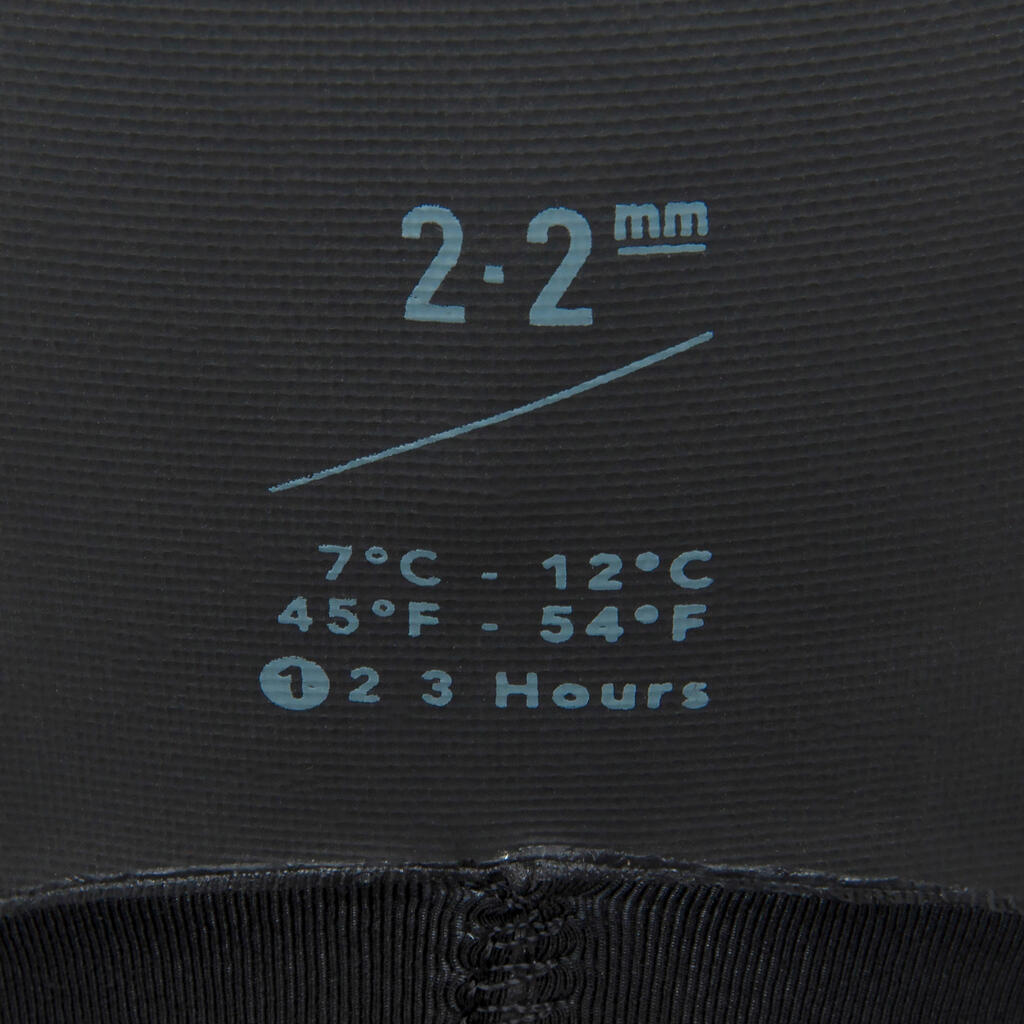 1 mm biezs neoprēna sērfošanas tops ar iestrādātu 2 mm kapuci