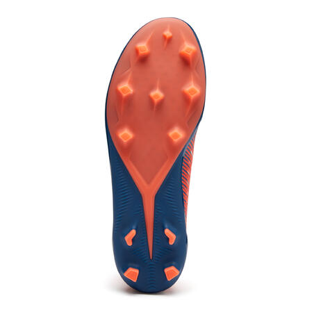 CHAUSSURE DE FOOTBALL ENFANT TERRAINS SECS CLR FG ORANGE