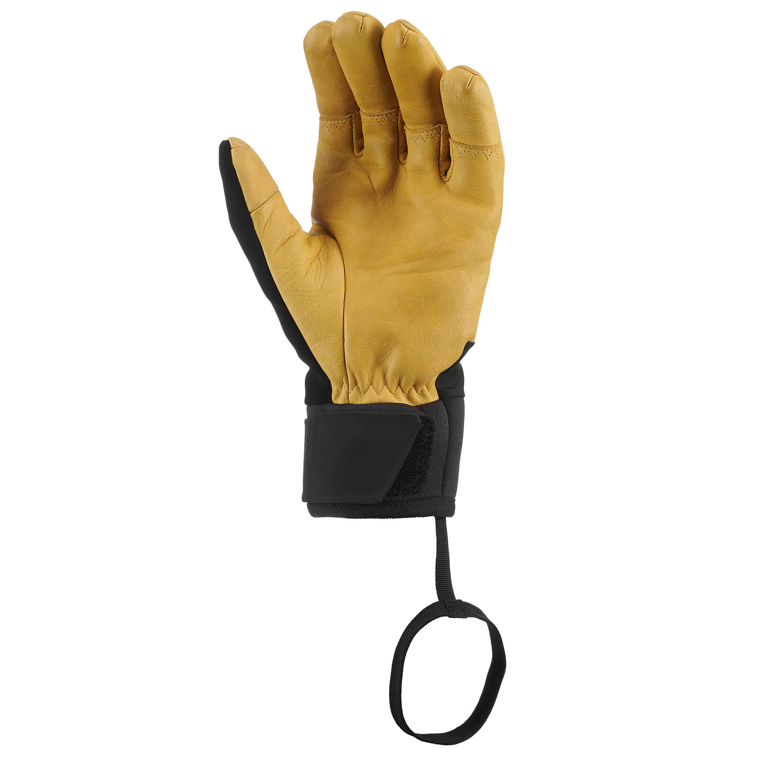Warm Ski Gloves - 550 Warm Yellow/Black - WEDZE