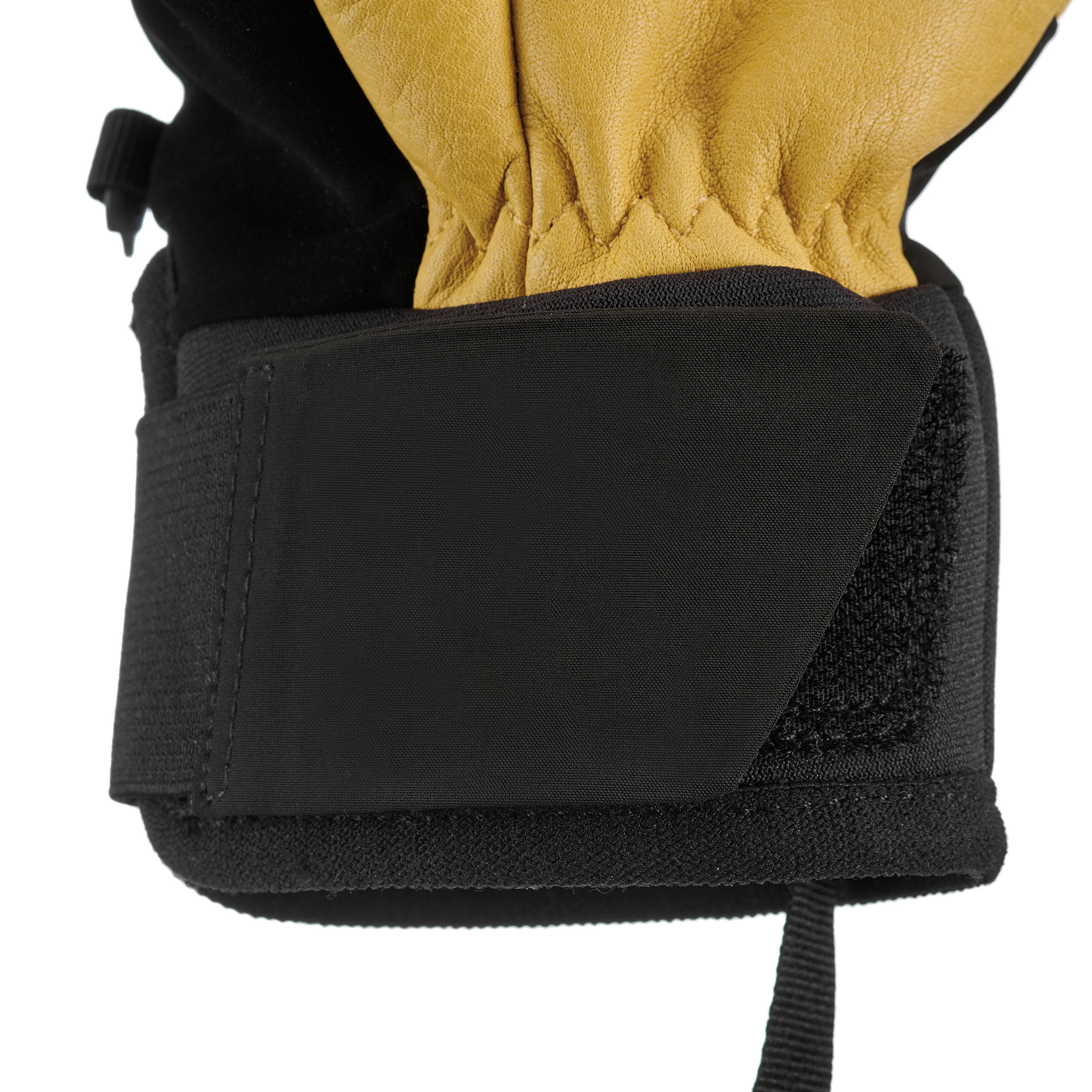 Warm Ski Gloves - 550 Warm Yellow/Black - WEDZE