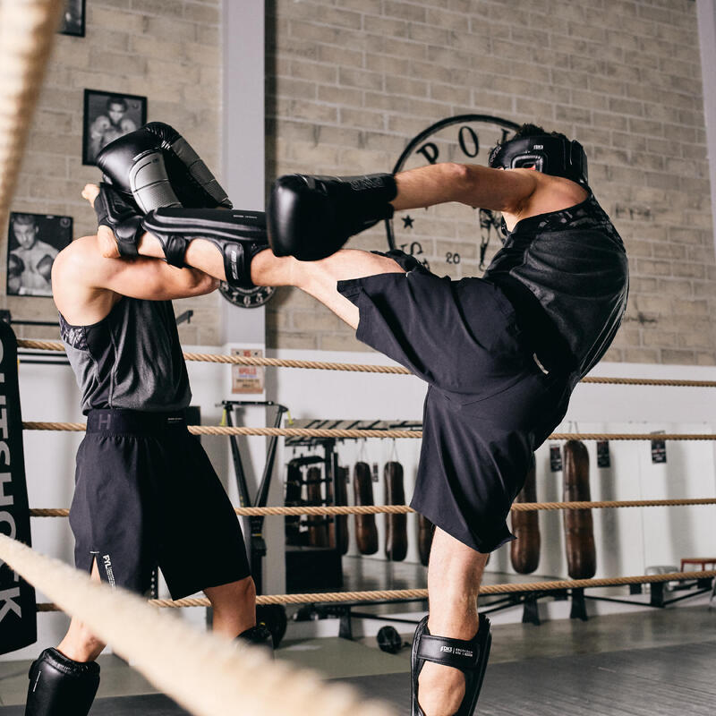 Guantes boxeo kick boxing Outshock 500 negro