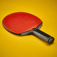 RAQUETTE DE PING PONG RÉSISTANTE PPR 130 O NOIRE ROUGE