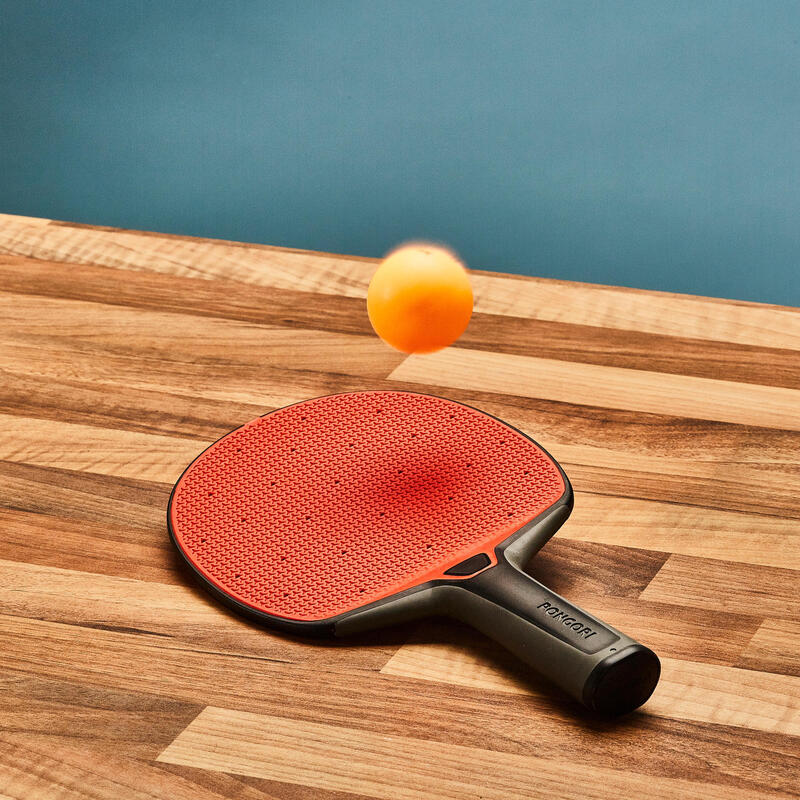 Pingpongütő PPR 130 O, strapabíró, fekete, piros 