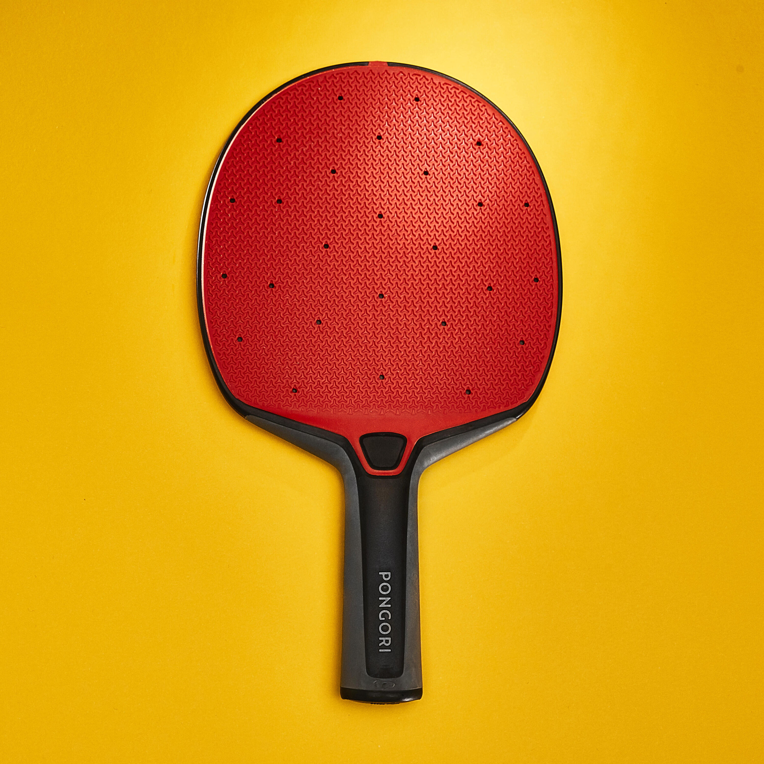 Table Tennis Robust Bat PPR 130 O - Black/Red 7/10