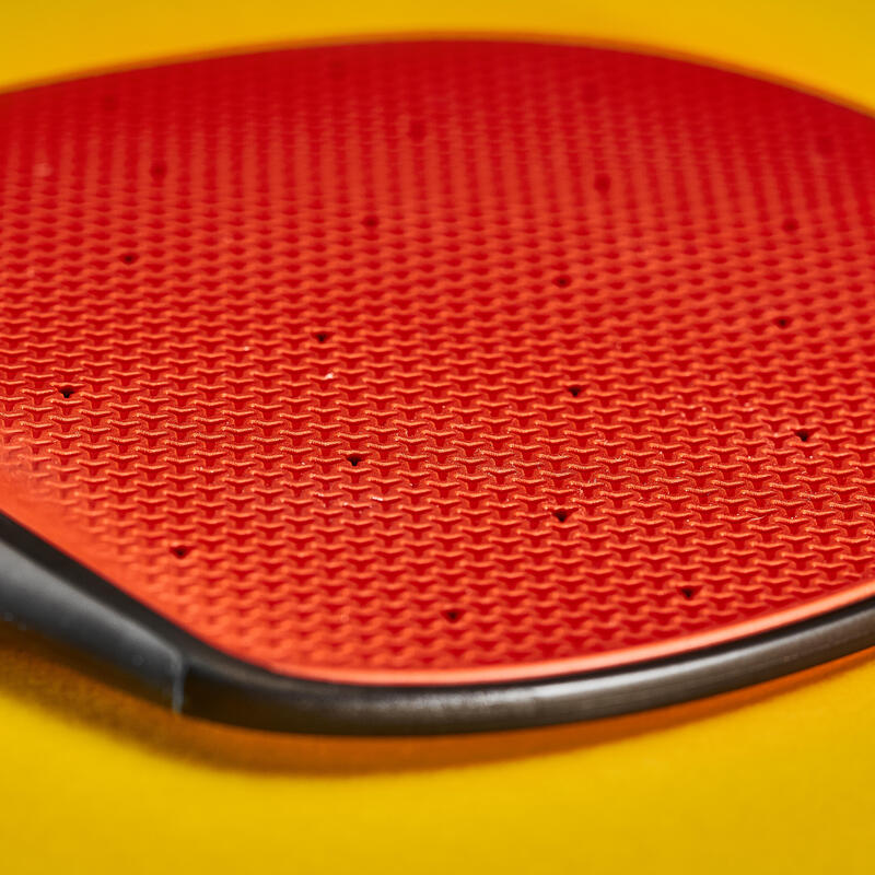 Pala ping pong exterior Pongori PPR 130 negro rojo