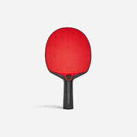 Pala ping pong exterior Pongori PPR 130 negro rojo