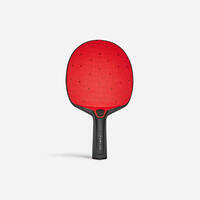 Raqueta de Ping pong PPR 130 OUTDOOR 2020 NEGRO/ROJO 