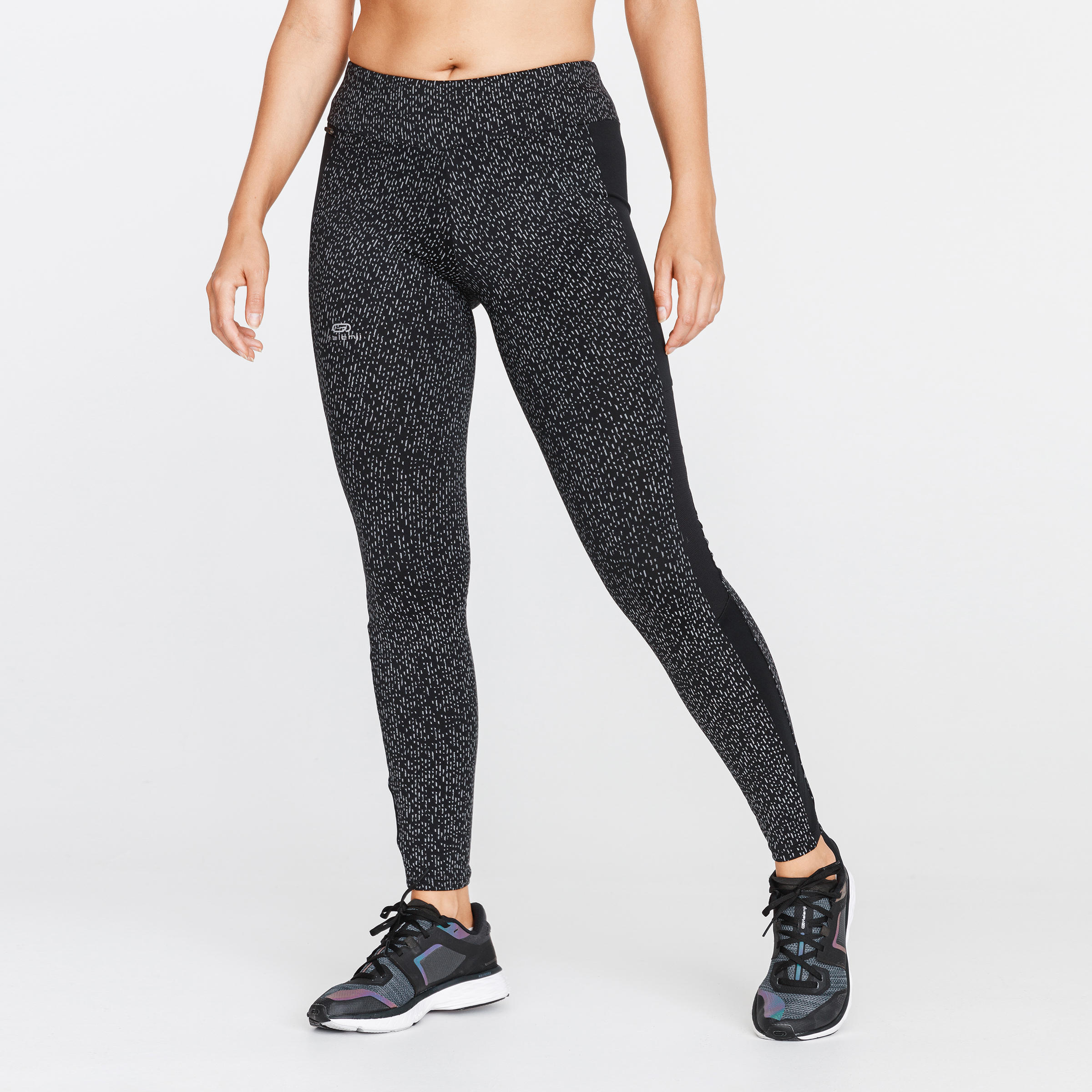 ladies black running leggings