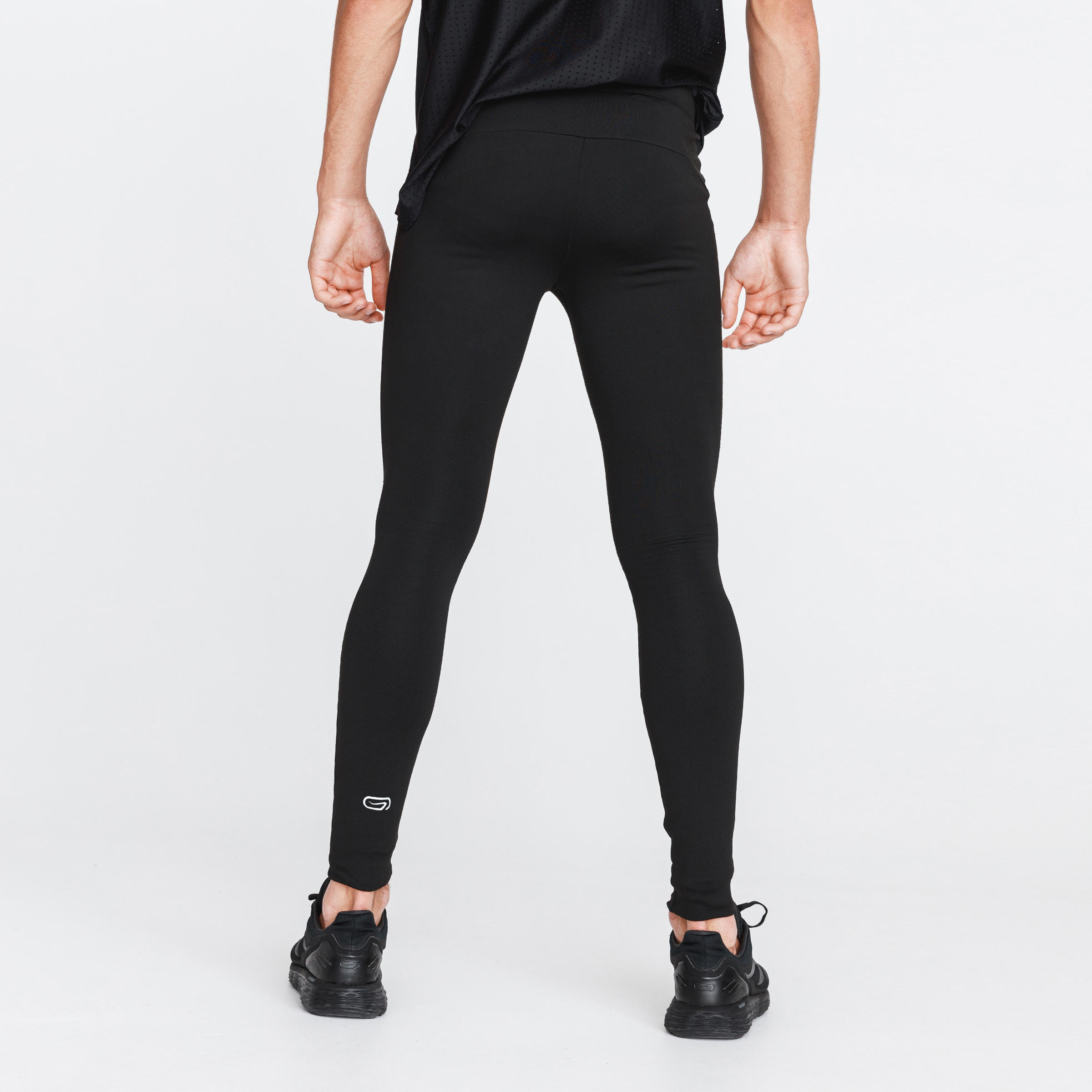 Men's Warm Running Tights -  Black - KALENJI