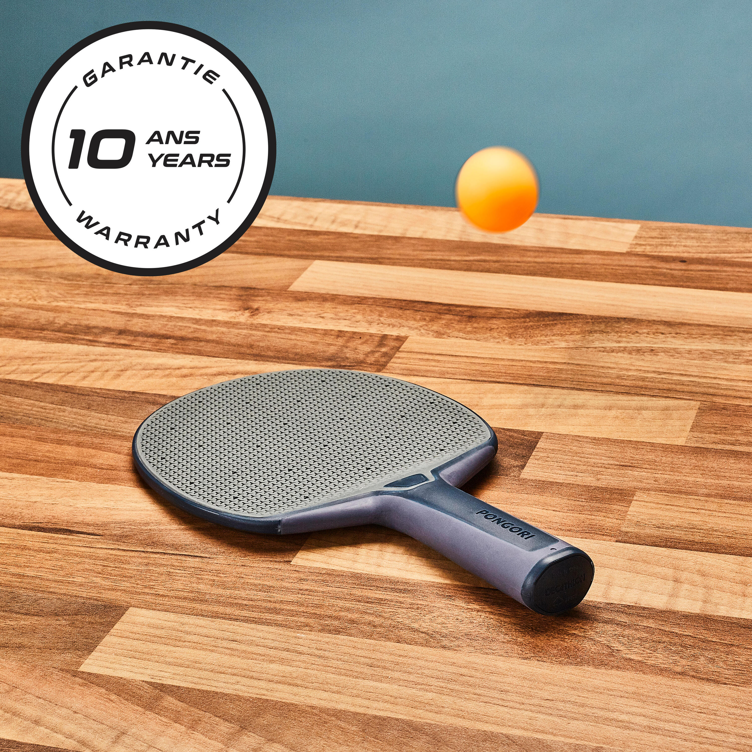 Table Tennis Robust Bat PPR 130 O - Blue/Grey 2/15