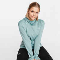 Women's Running Hoodie Warm - green