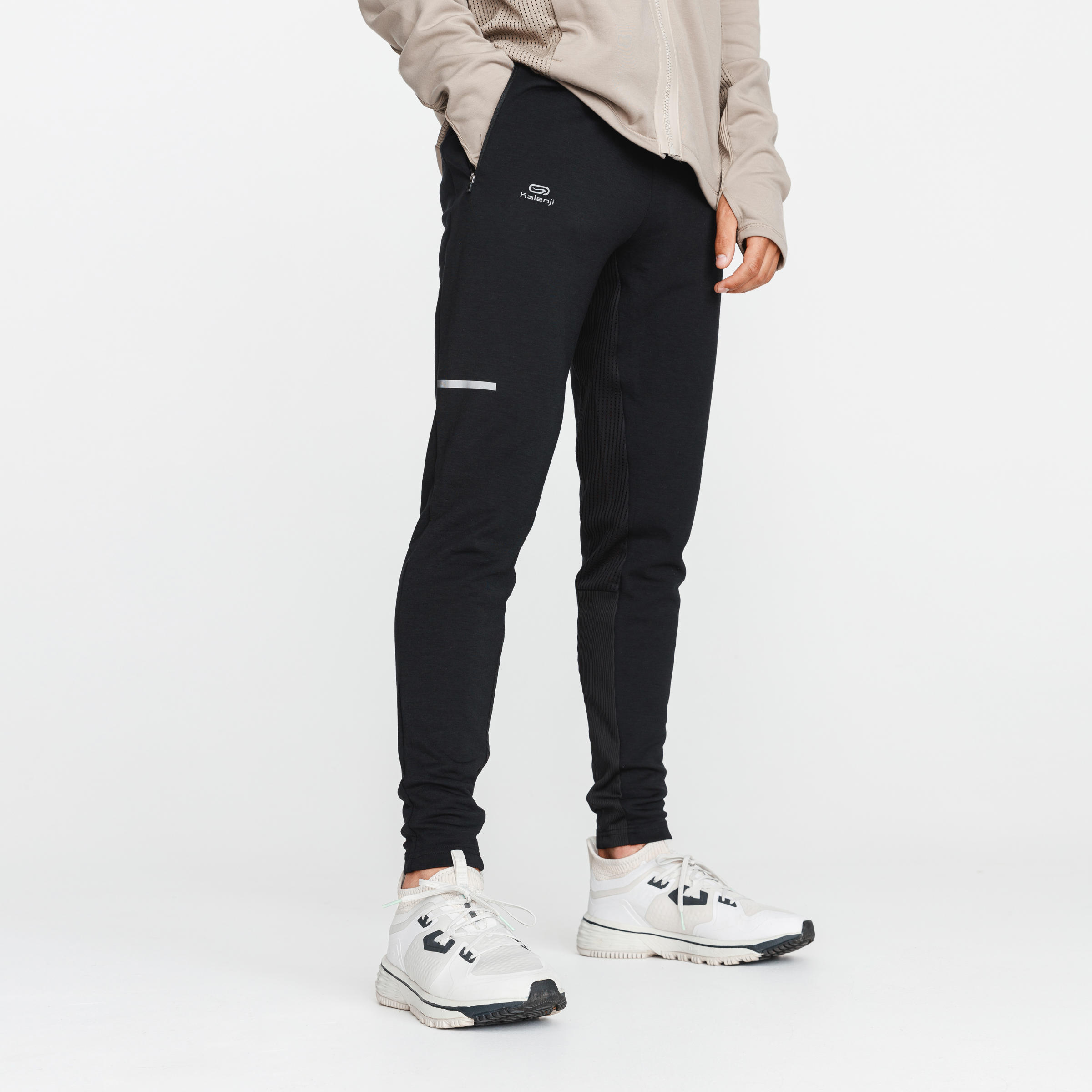 

Run Warm + Men'S Running Trousers - Black -  By KALENJI | Decathlon