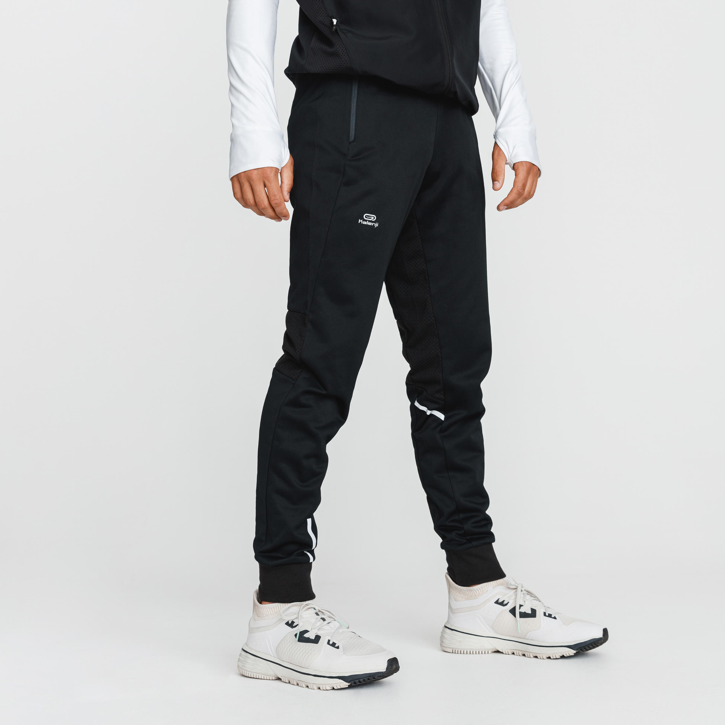 Pantal n Running Kalenji Warm Hombre Negro Decathlon