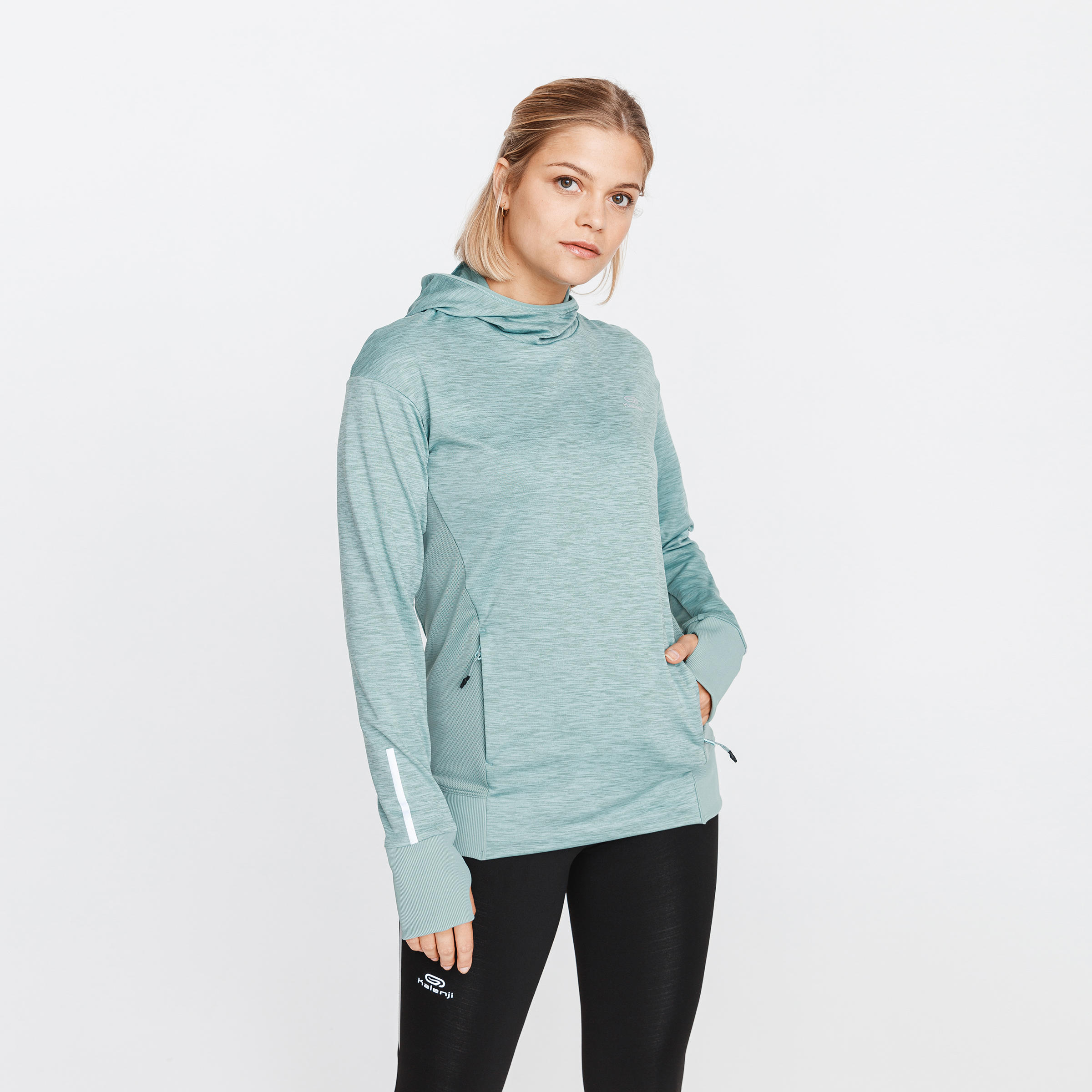 

Run Warm Women'S Hoodie Grey -  By KALENJI | Decathlon