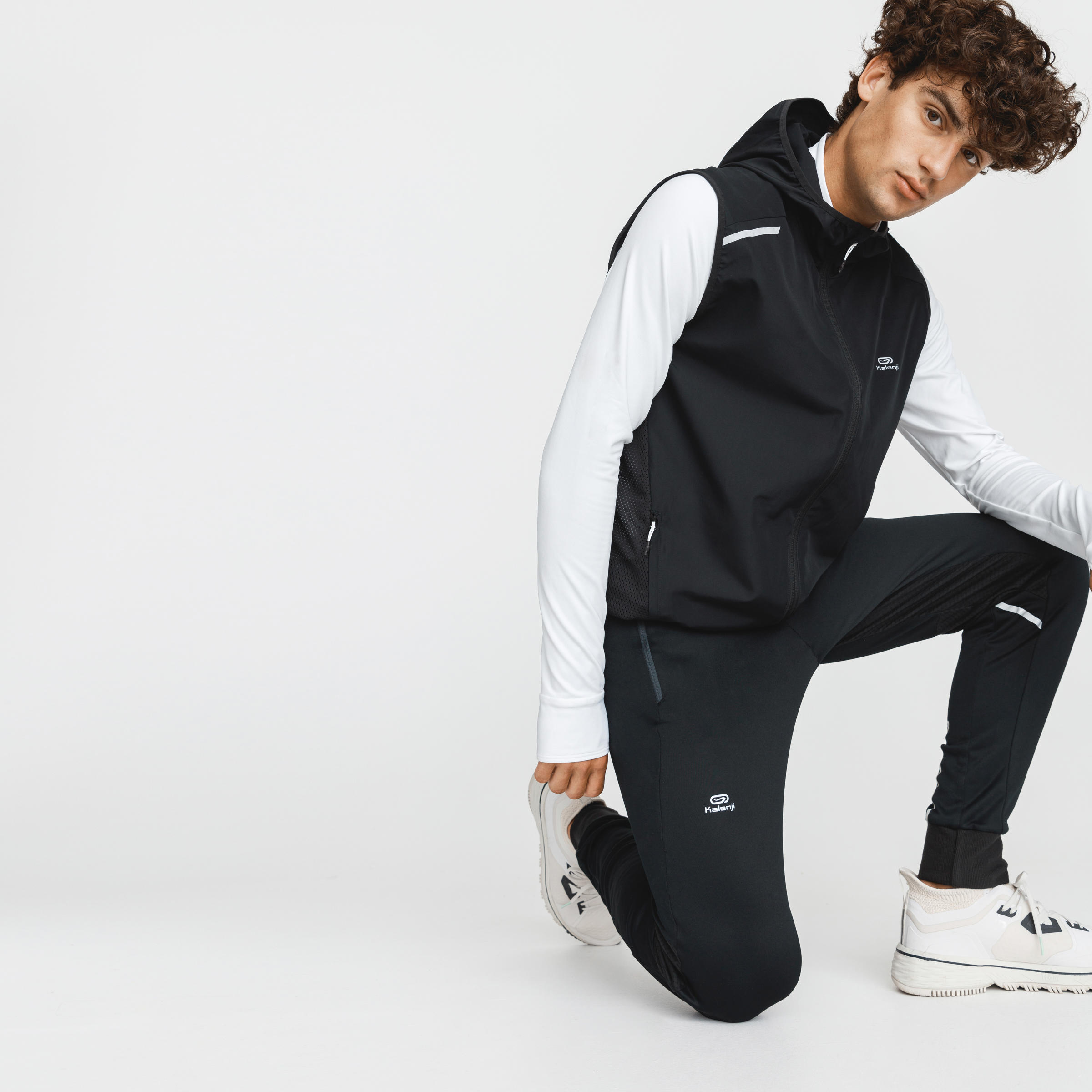 Men's Warm+ Running Trousers Black