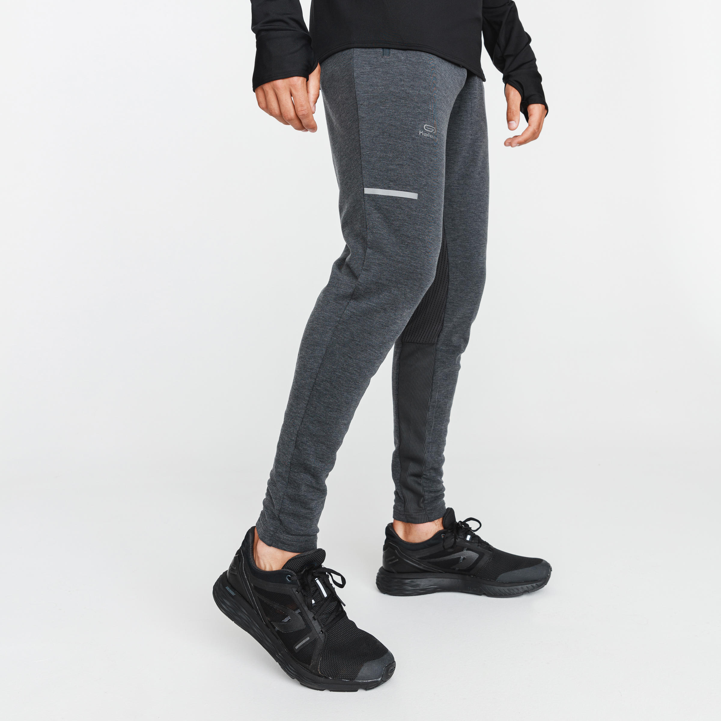 

Run Warm+ Men'S Running Trousers Grey -  By KALENJI | Decathlon