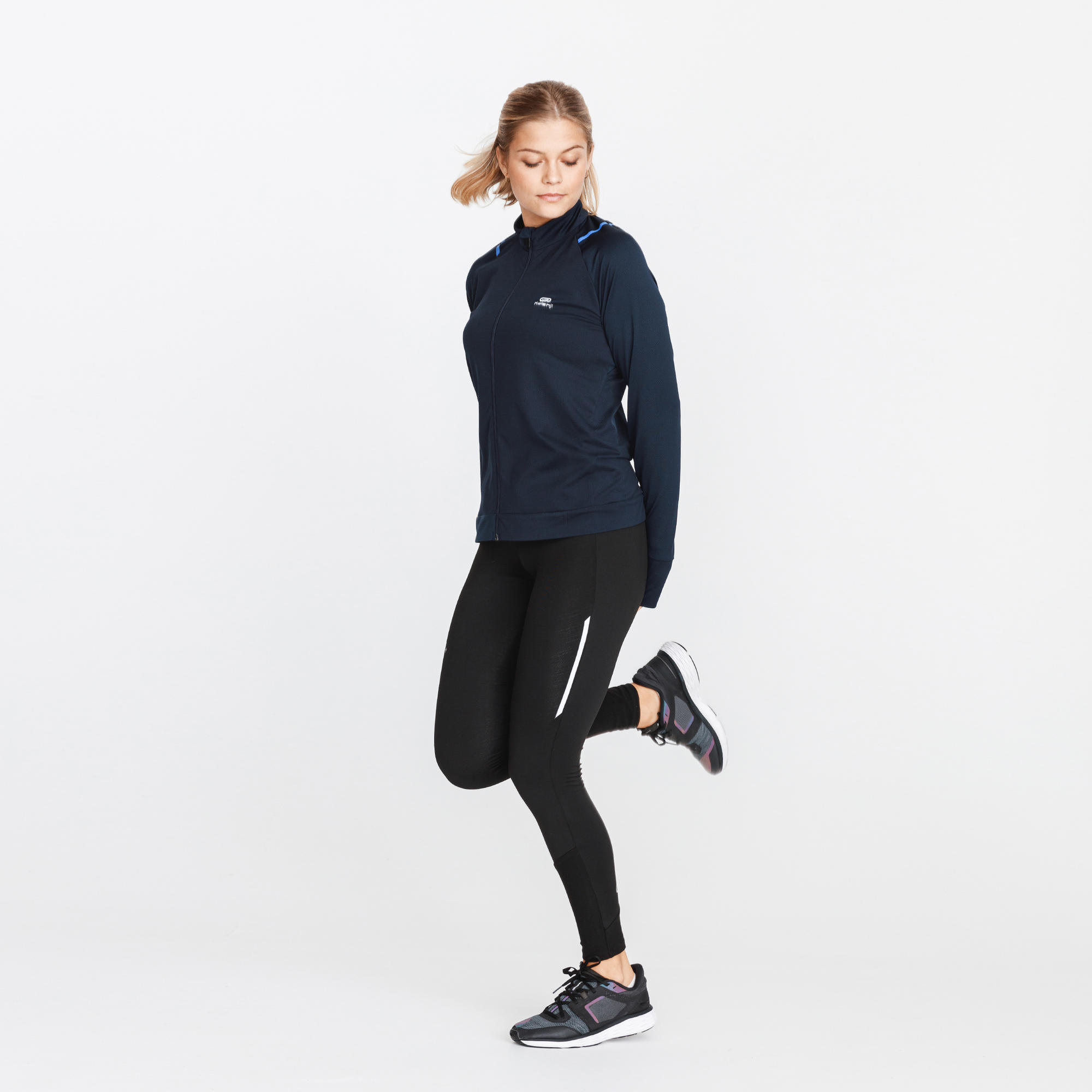 GIACCA DA CORSA DONNA RUN DRY BLU