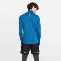 RUN WARM LS MEN'S RUNNING T-SHIRT DARK BLUE